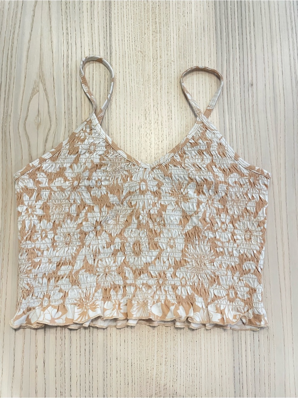 Yellow flower tank top